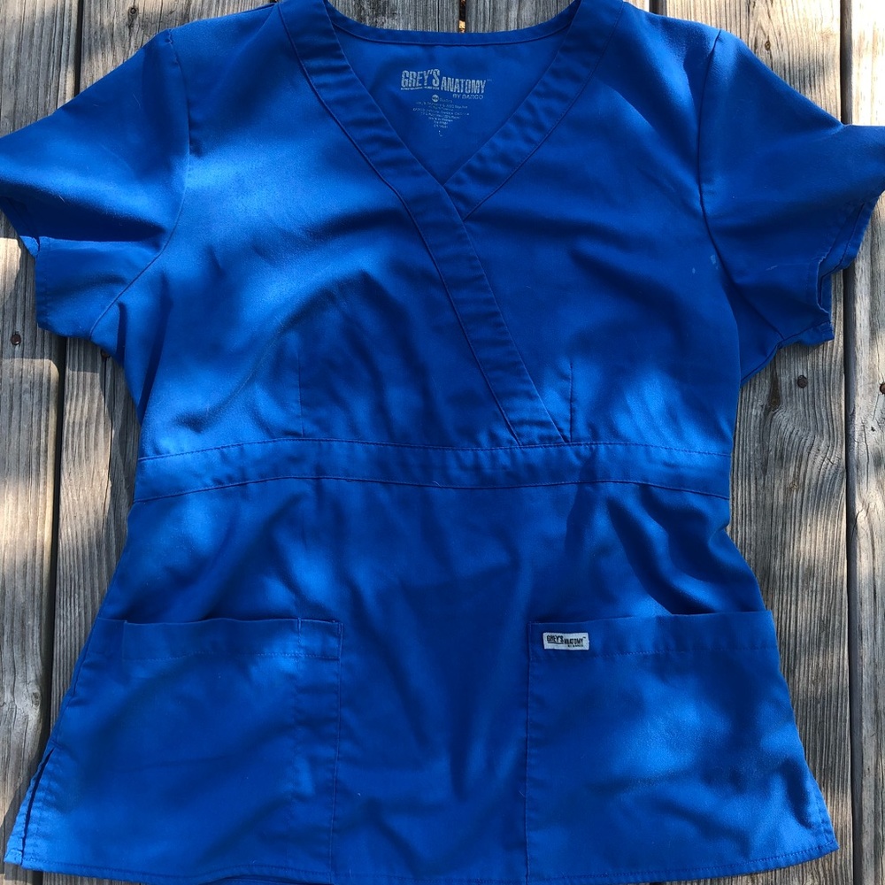 Grey’s Anatomy Royal Blue Scrub Top